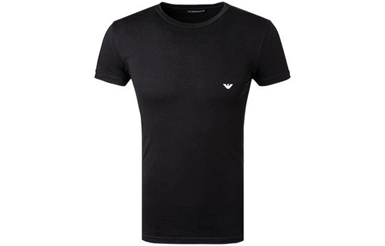 EMPORIO ARMANI Футболка мужская черная — фото 4