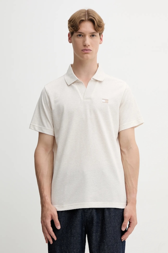 

Поло Tommy Jeans, бежевый