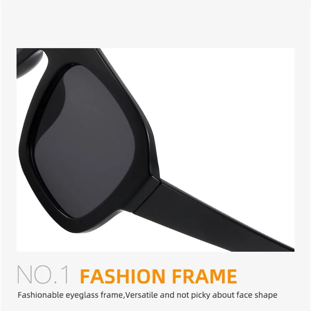 

Модные квадратные женские солнцезащитные очки UV400 в стиле ретро с градиентом конфетных цветов, мужские солнцезащитные очки в стиле панк WNCKSQ, Amber Tea Gradient