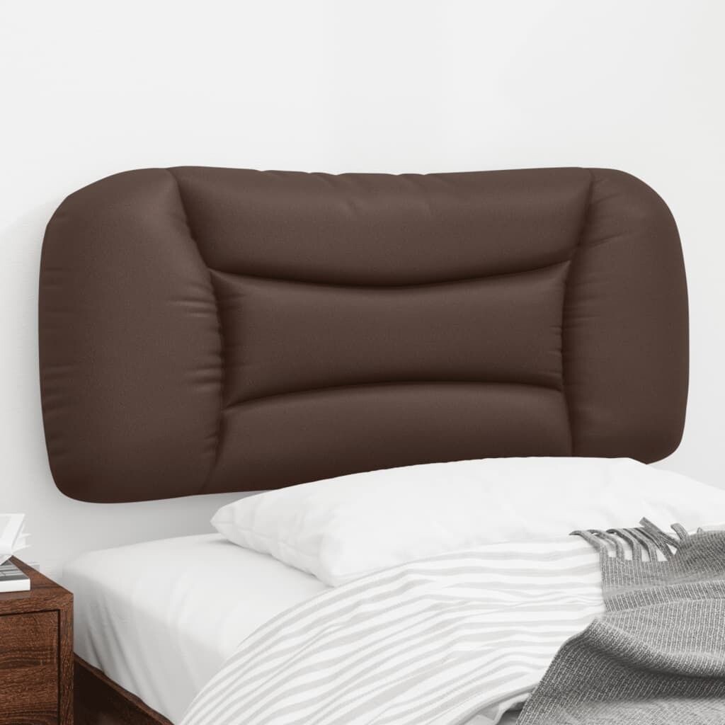 

Подушка на изголовье коричневая искусственная кожа 90 см DKD HOME DECOR