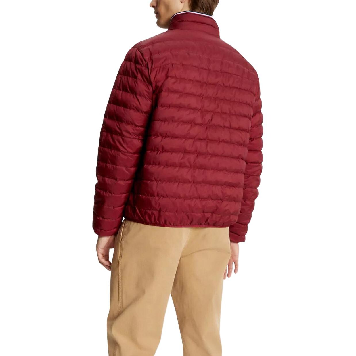 Мужская стеганая куртка Tommy Hilfiger, цвет Burgundy — фото 3
