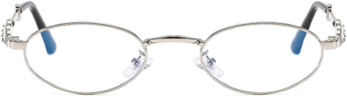 

Женские овальные солнцезащитные очки со стразами, металлическая оправа, модные ретро-очки в стиле панк с бриллиантами, защита от ультрафиолета UV400, модель 3906 Melrose, Silver Clear