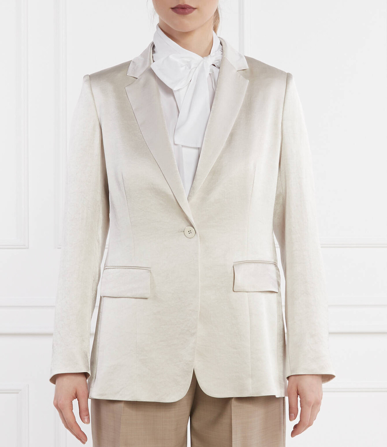 

Куртка Marc Cain elegante Regular Fit, бежевый