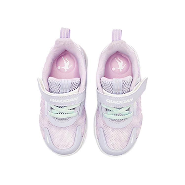 QIAODAN Детские противоскользящие ботинки Baby Wind Concentrator 5 Low top, цвет Purple — фото 3