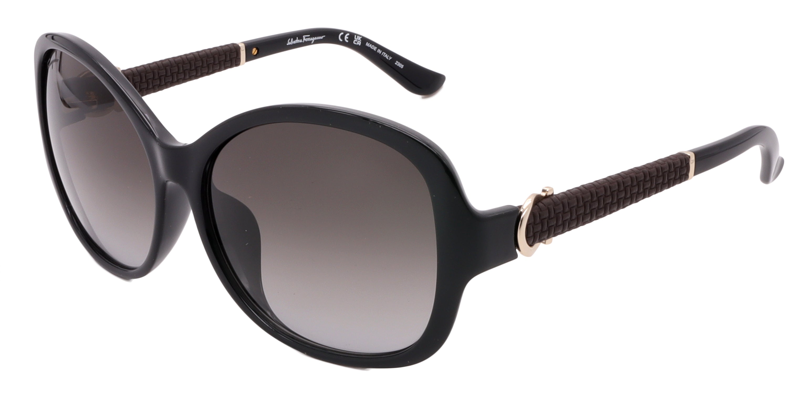 

Женские солнцезащитные очки Salvatore Ferragamo, черный