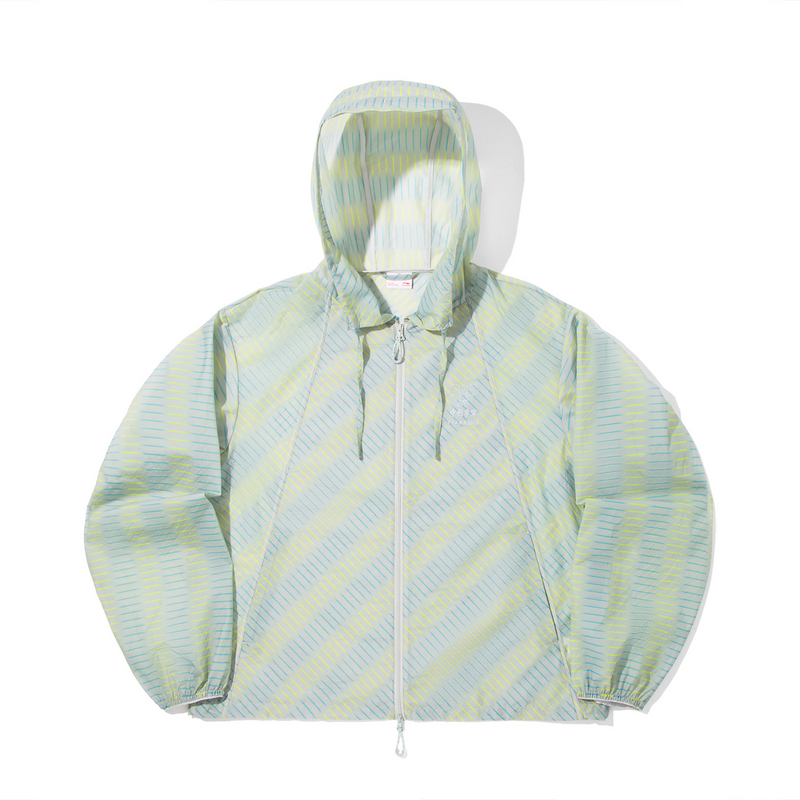 

LiNing Куртка, Gray Blue Green All over Print