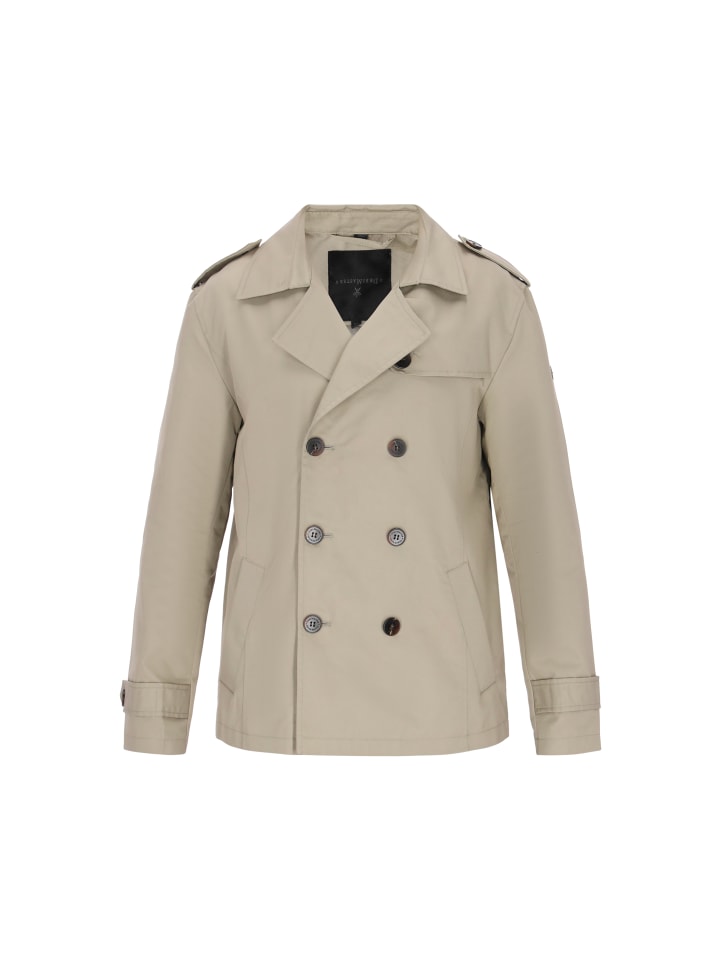 

DreiMaster Мужская куртка оливкового цвета