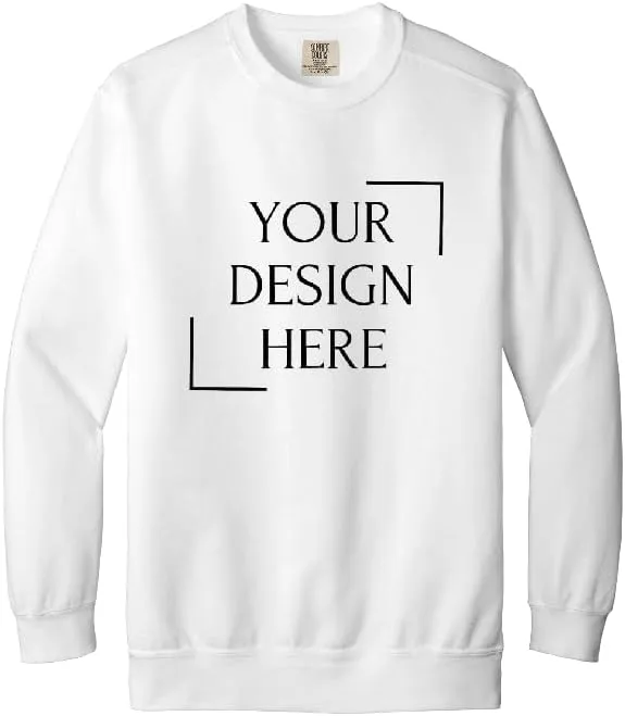 

Комфортный свитшот Comfort Colors с принтом спереди или сзади Square Outfitters