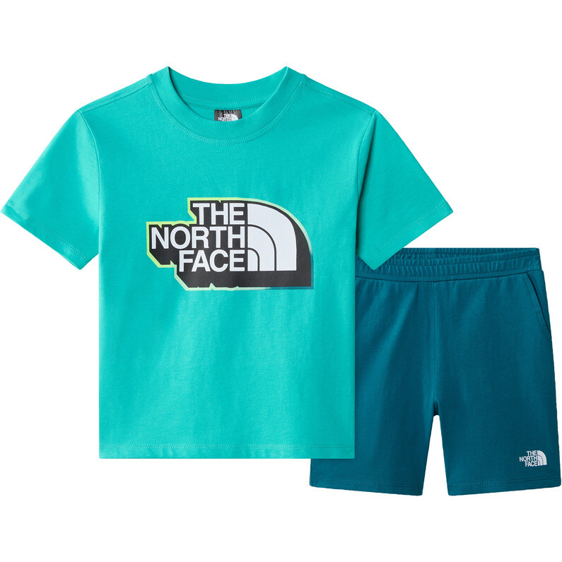 

Детский летний комплект B The North Face, бирюзовый