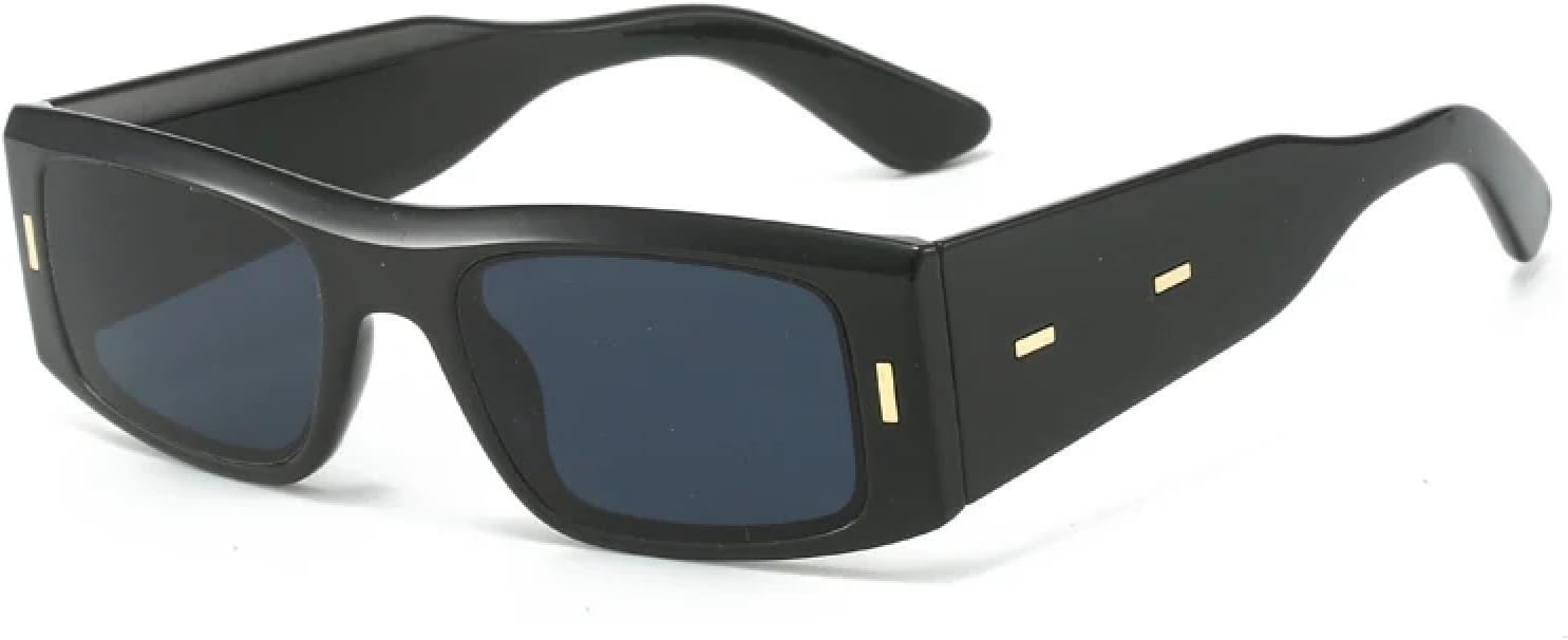 

Панк-очки с широкими дужками, зеленые солнцезащитные очки, винтажные цветные солнцезащитные очки для женщин, защита от УФ-излучения UV400, модные очки для мужчин SZVVBKK, Black