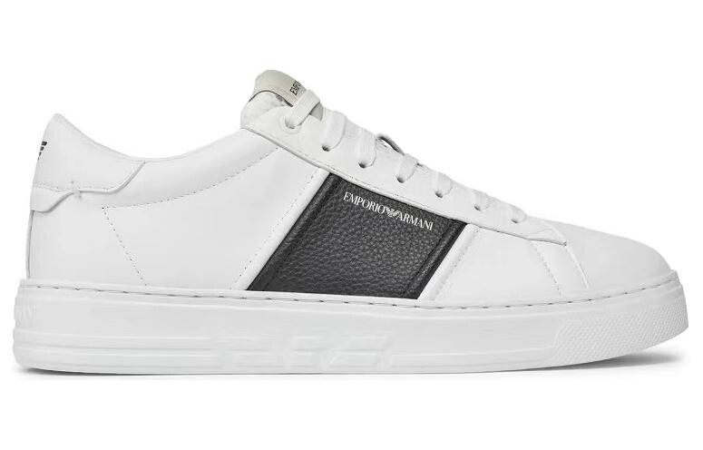Кроссовки EMPORIO ARMANI Mesh-panelled Logo-print Sneakers, белый — фото 2