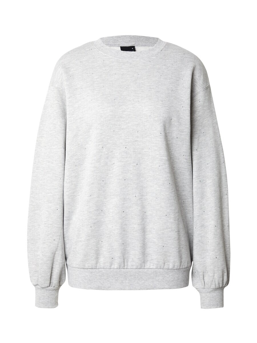

Толстовка Gina Tricot Rhinestone, цвет mottled grey