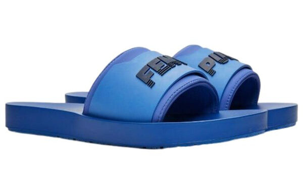 Тапочки fenty x surf slide 'evening blue' Puma, синий — фото 3