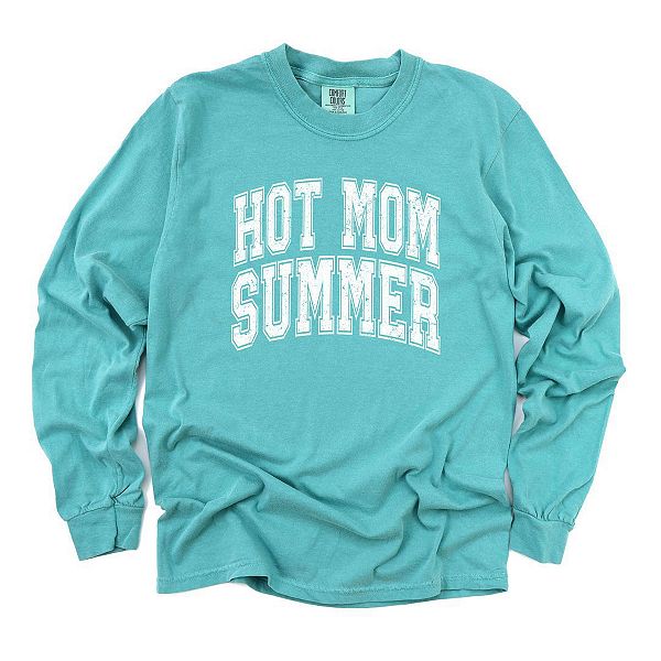 

Футболка с длинным рукавом Hot mom summer garment dyed Simply Sage Market, Seafoam, Зеленый, Футболка с длинным рукавом Hot mom summer garment dyed Simply Sage Market, Seafoam
