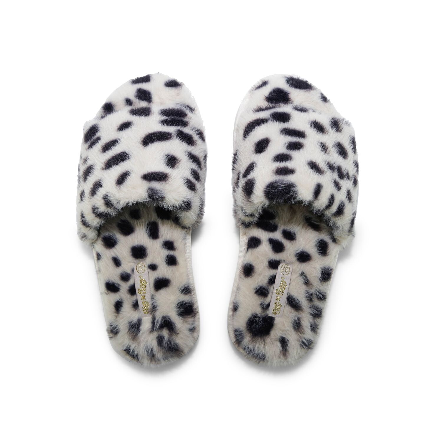

Тапочки Flip Flop Hausschuh slide*fur dots, коричневый