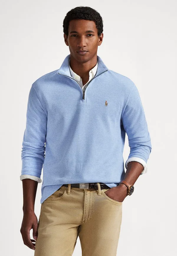 Свитер estaterib с застежкой-молнией до четверти длины Polo Ralph Lauren, Isle Heather