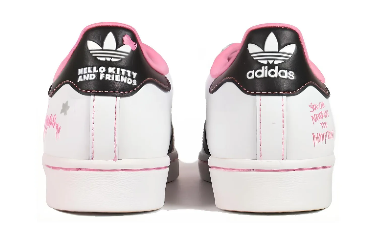 Adidas Originals Adidas Superstar Hello Kitty And Friends Bliss Pink Cloud White Core Black GS — фото 4