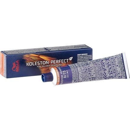 

Koleston Perfect Me+ 8/73 Светло-русый коричневый золотой цвет волос 60 мл, Wella