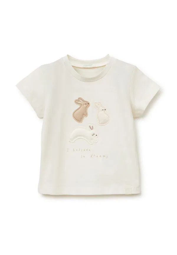 Футболка с аппликацией United Colors Of Benetton, White