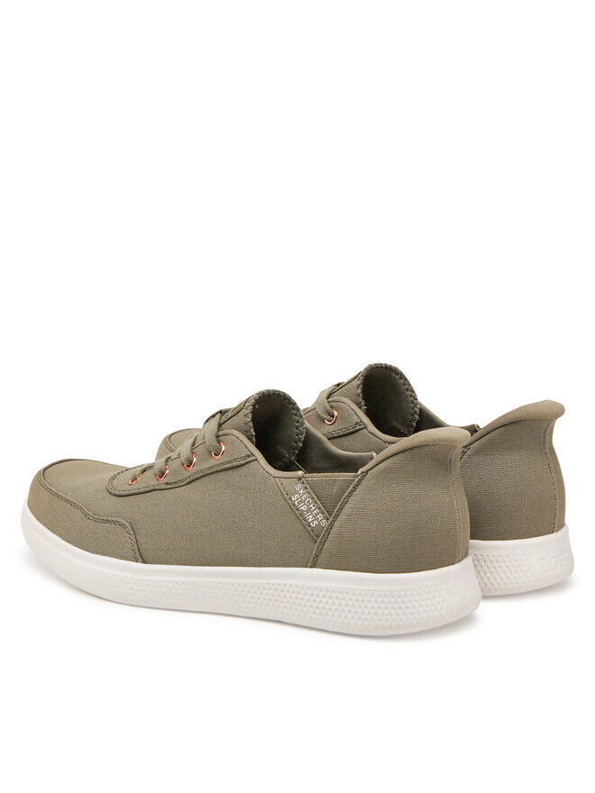 Кроссовки Skechers BOBS Skip Cute - B Cute Sweet 114815/OLV, зеленый — фото 3