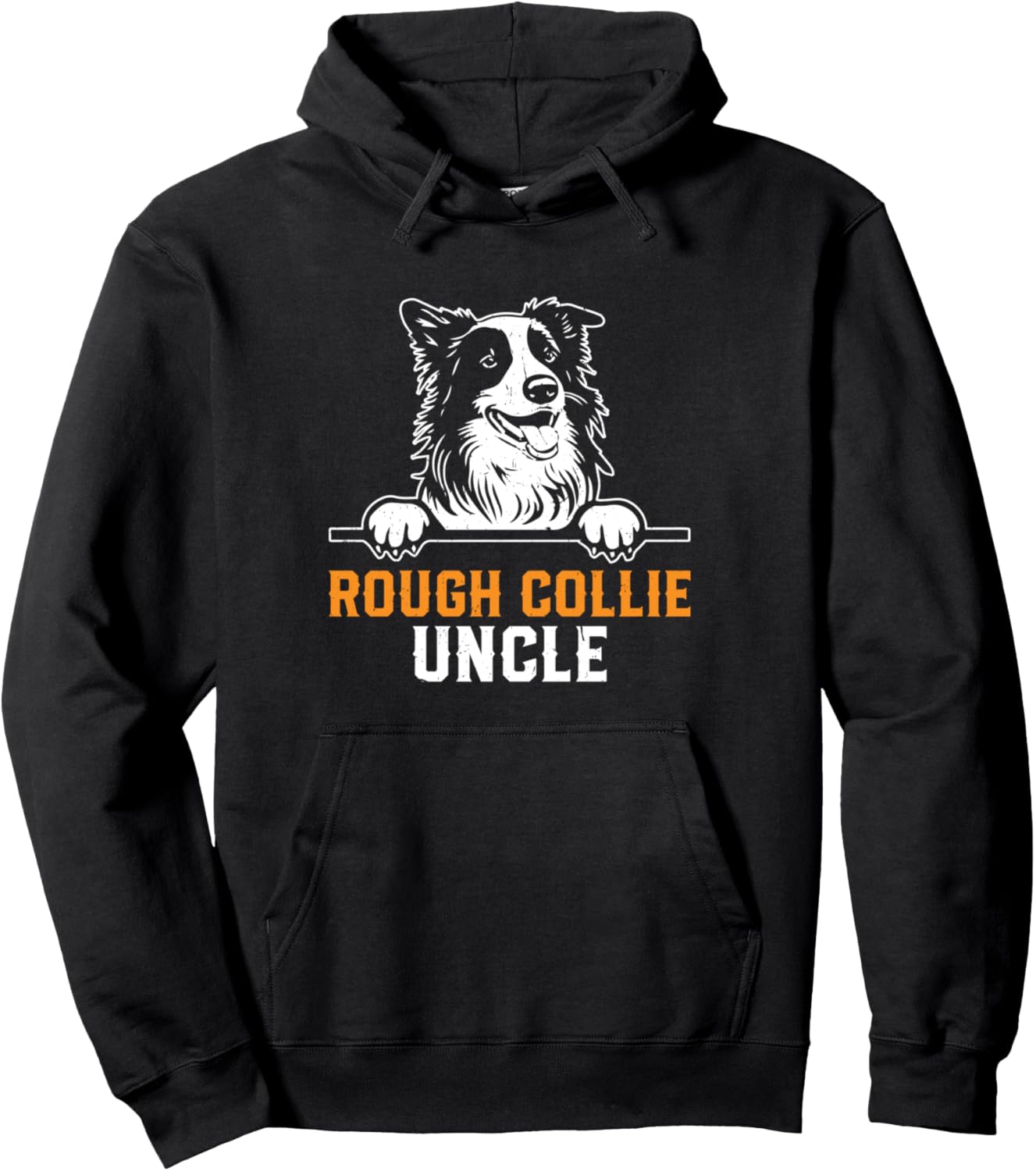 

Толстовка, Дядя-любитель колли, дядя-колли в толстовке Rough Collie Uncle Rough Collie Dog Lover, черный
