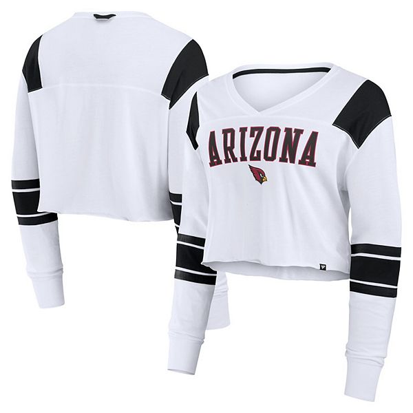 

Женская белая футболка Arizona Cardinals с длинными рукавами Fanatics, Белый, Женская белая футболка Arizona Cardinals с длинными рукавами Fanatics