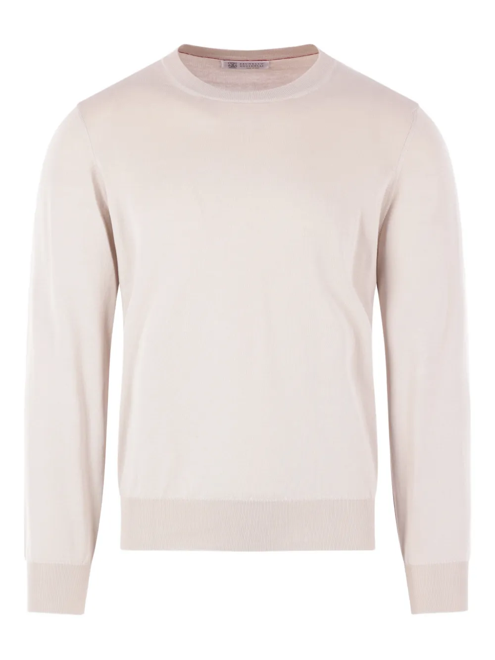 

Вязаный свитер в рубчик Brunello Cucinelli, нейтральный