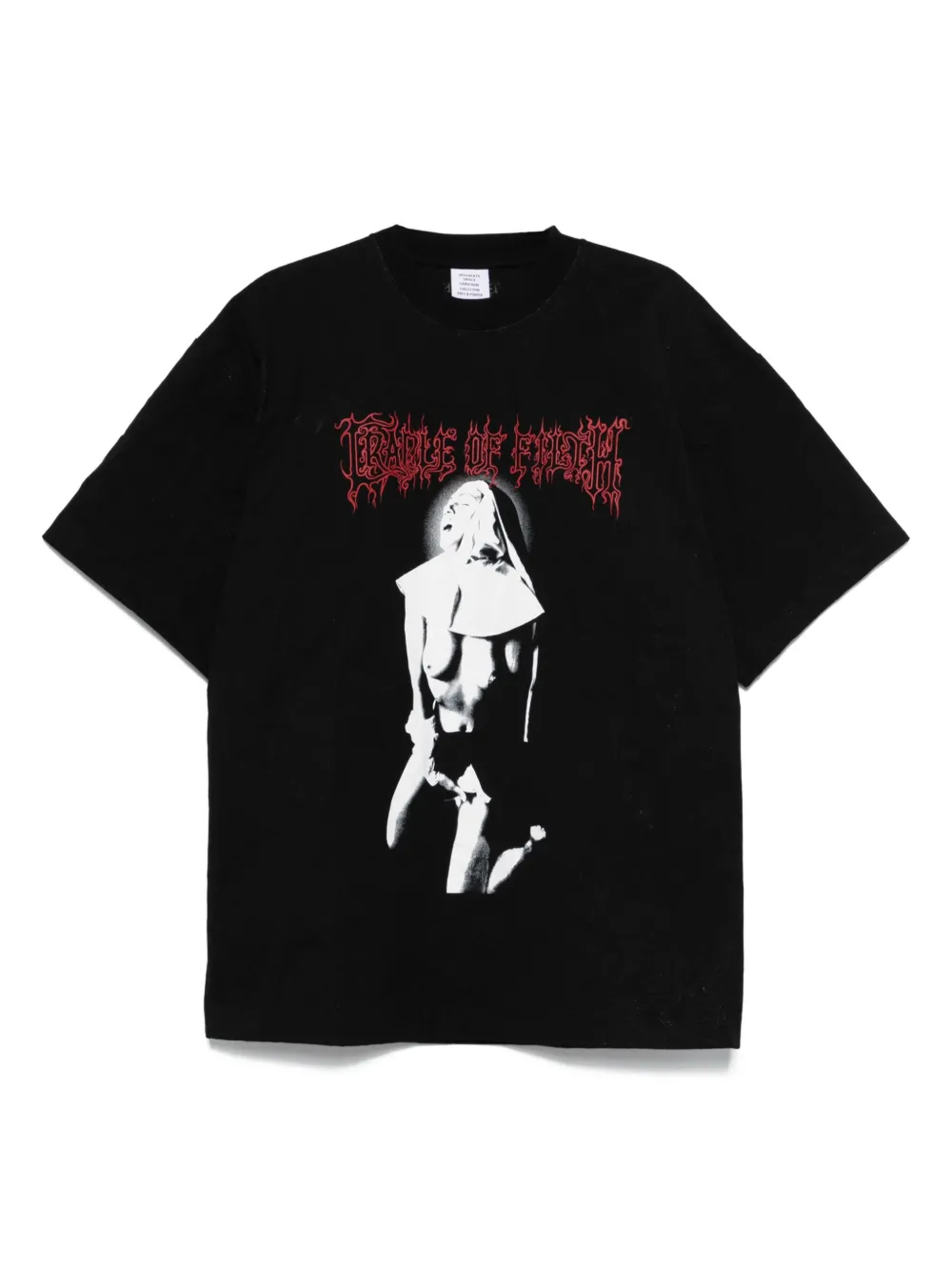 

Футболка с фотопринтом VETEMENTS, черный