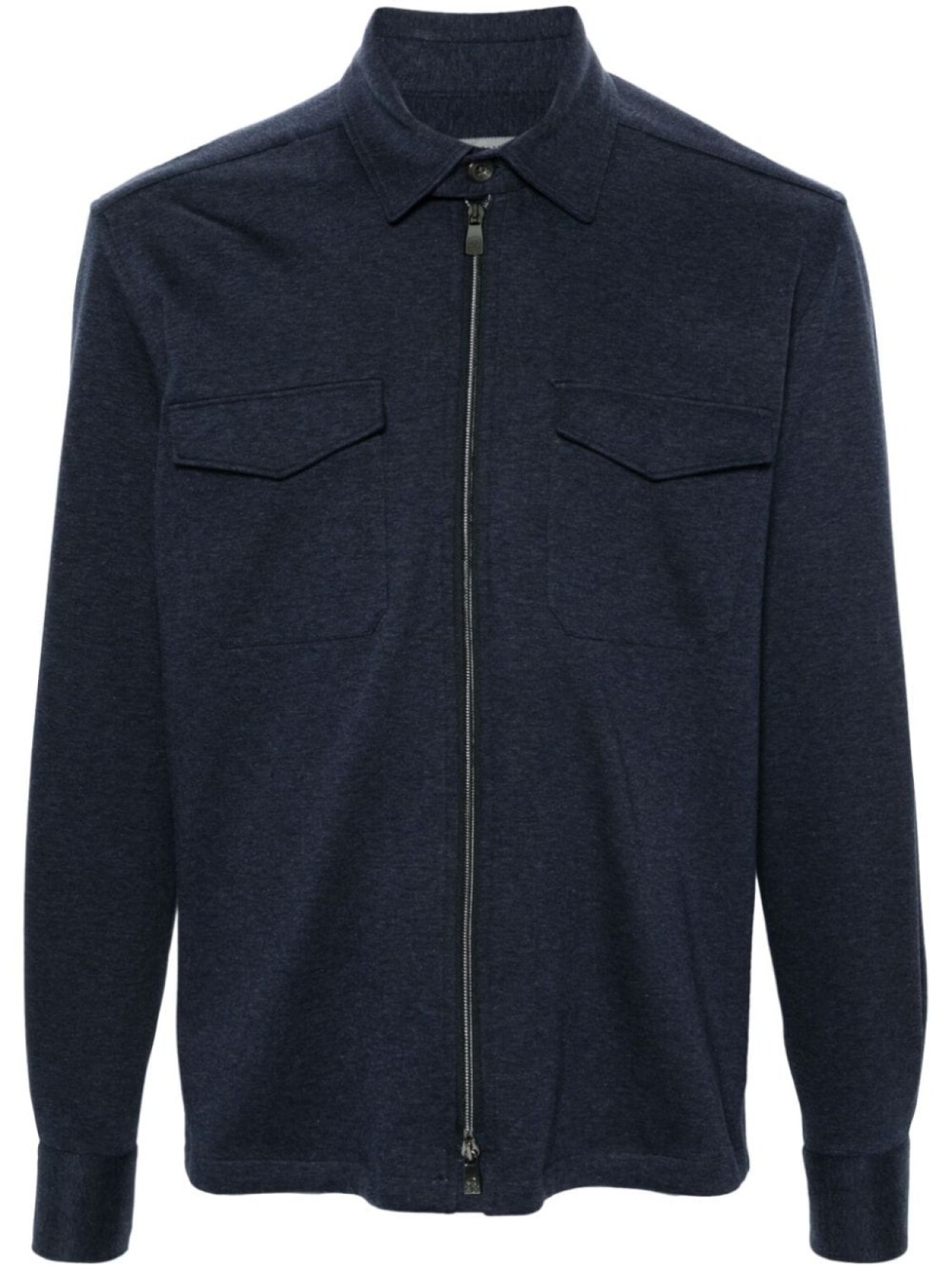 

Corneliani куртка-рубашка на молнии, синий