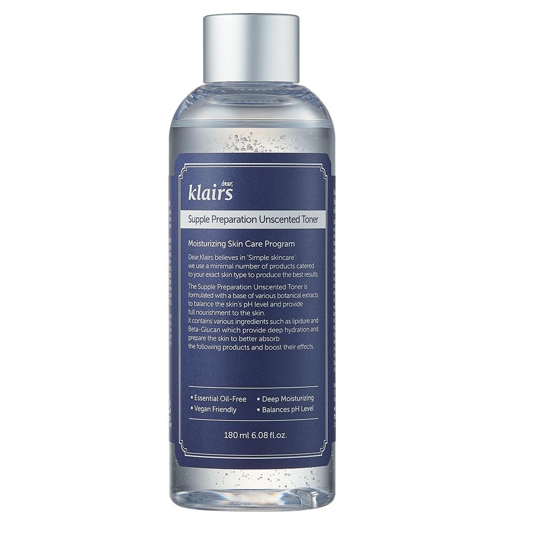 

Тоник для лица dear klairs supple preparation unscented toner Dear Klairs, объем 180 мл