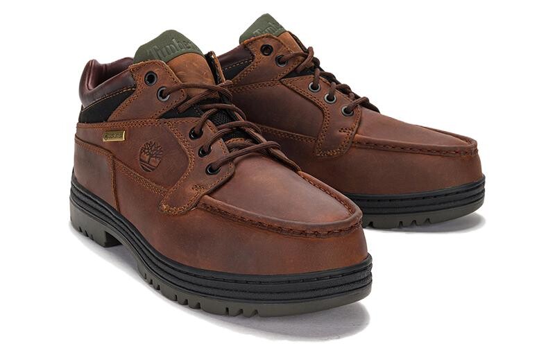 Мужские уличные ботинки Timberland из натуральной кожи, коричневый — фото 3