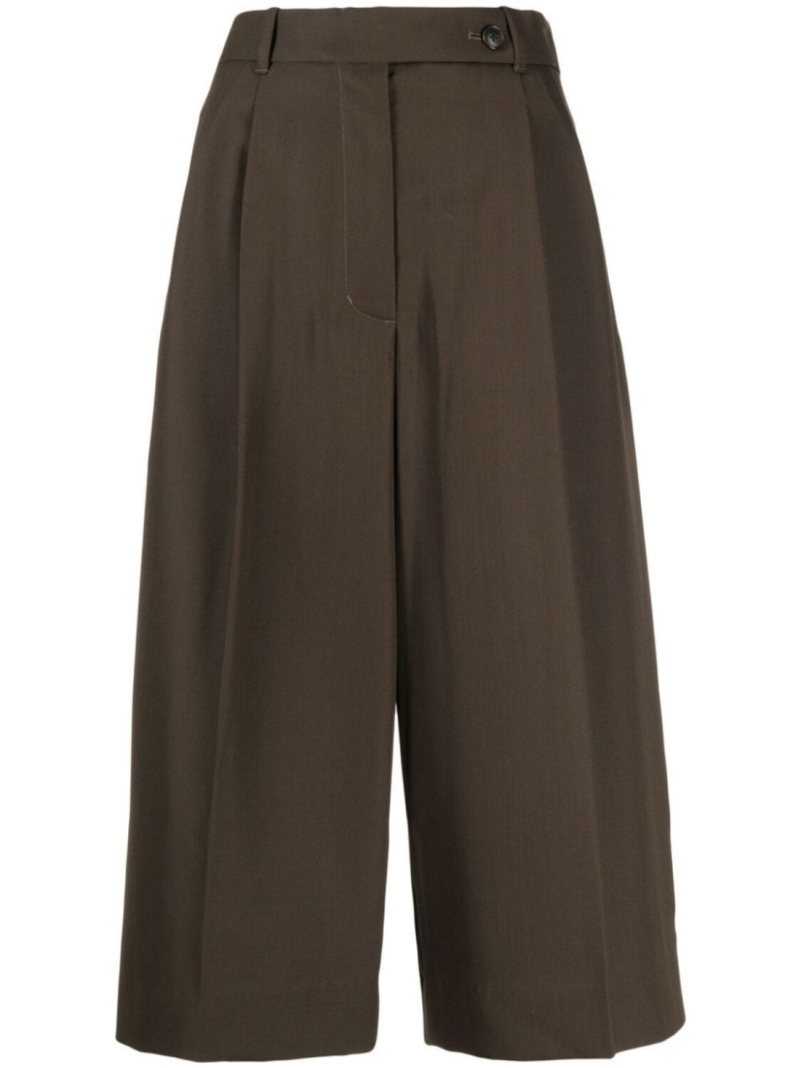 

3.1 Phillip Lim укороченные брюки со складками, зеленый