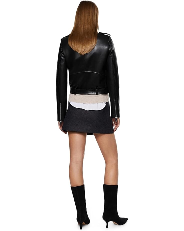 

Куртка MANGO Moto Jacket, черный