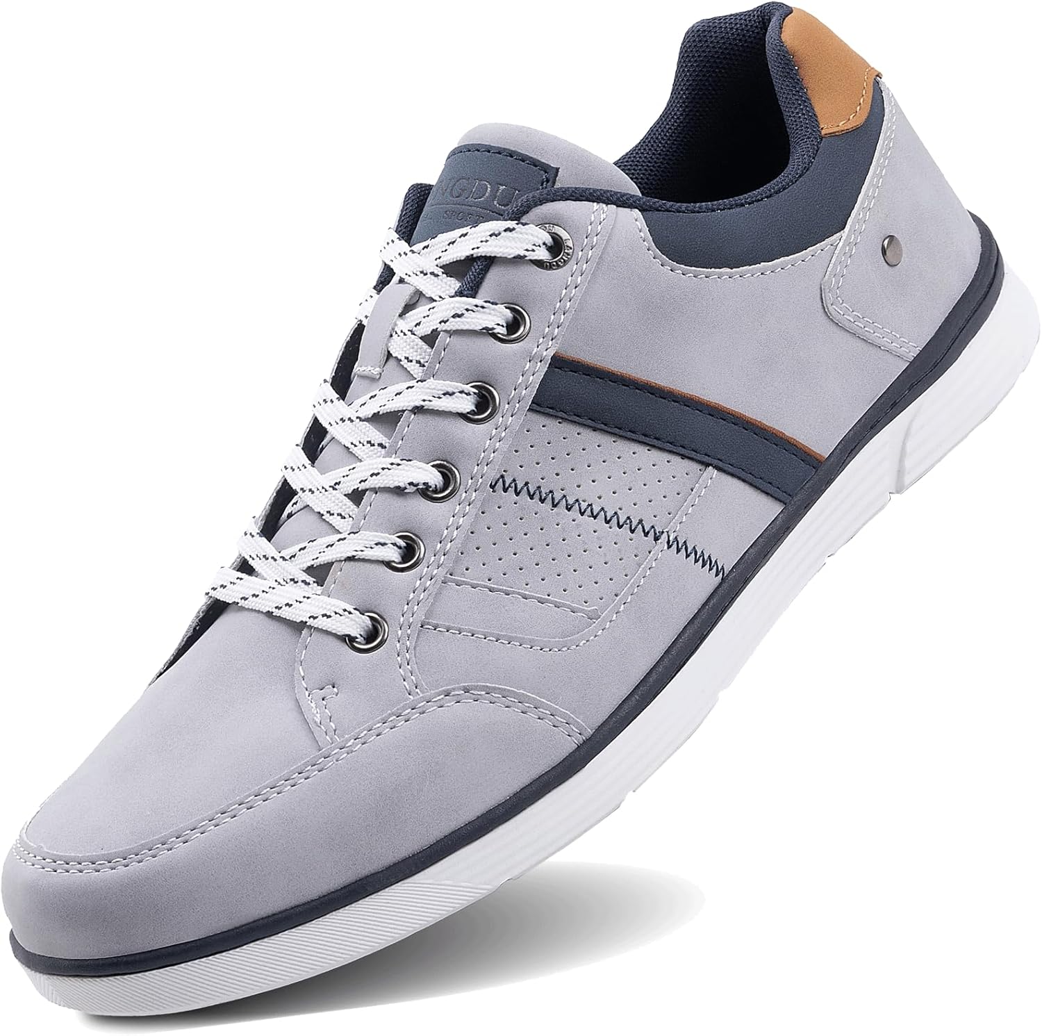 

Мужские повседневные кроссовки, модные, дышащие, удобные для ходьбы, размер 8-12 Langdu, серый