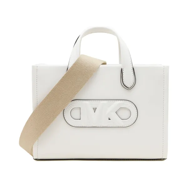 

Кожаная сумка через плечо Michael Kors, белый