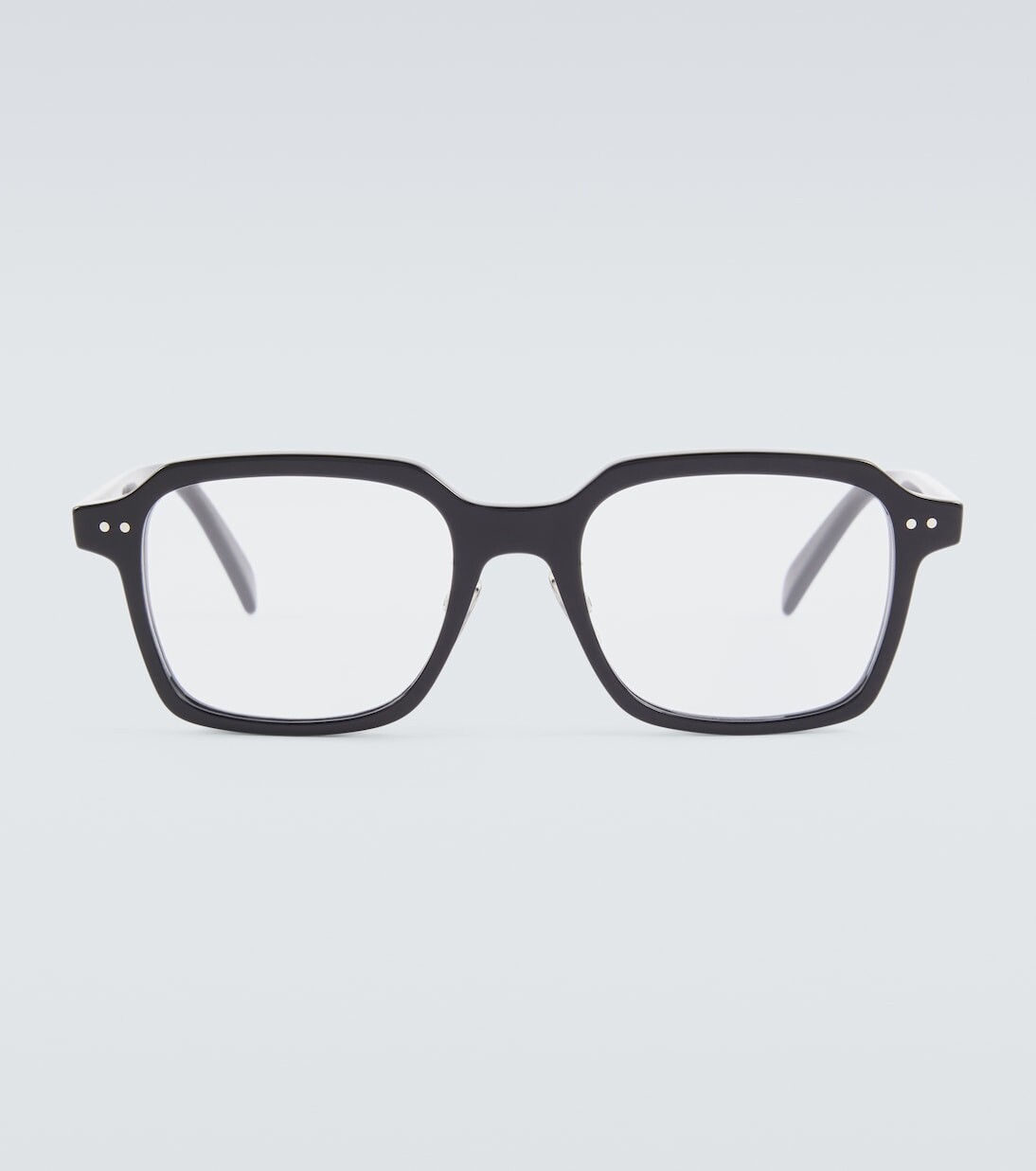 

Тонкие квадратные очки в 2 точки. Celine Eyewear, черный