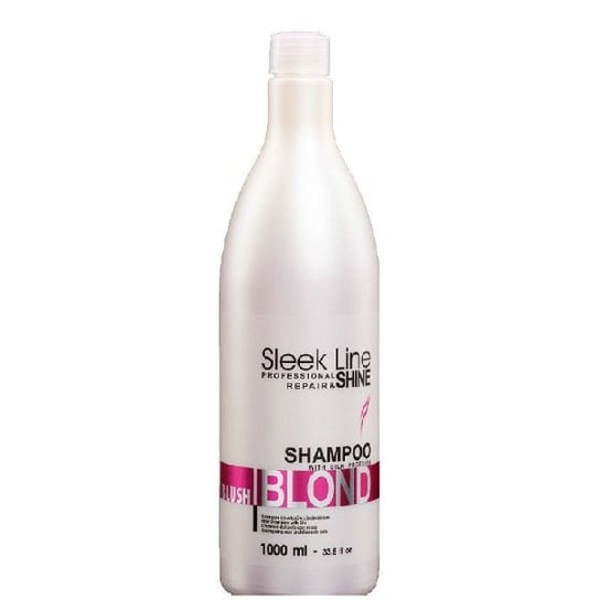 

Шампунь, придающий розовый оттенок светлым волосам с шелком 1000мл Stapiz, Sleek Line Blush Blond