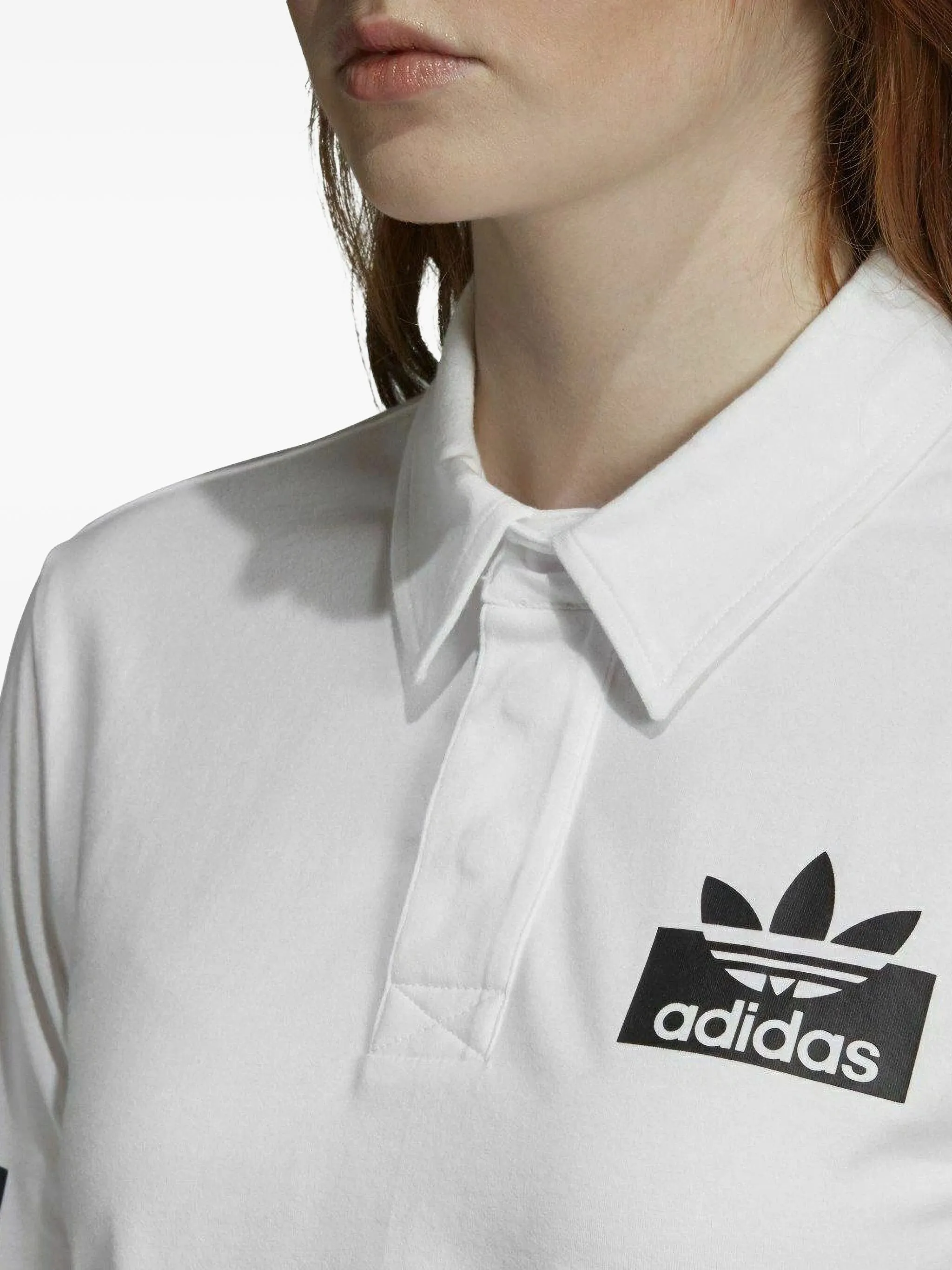 Рубашка поло Stadium Rugby Adidas, белый — фото 3