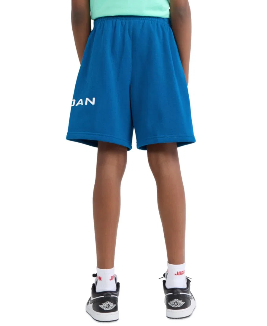 Детские флисовые шорты Baseline с эластичным поясом, размер 8-18 Jordan, синий — фото 4