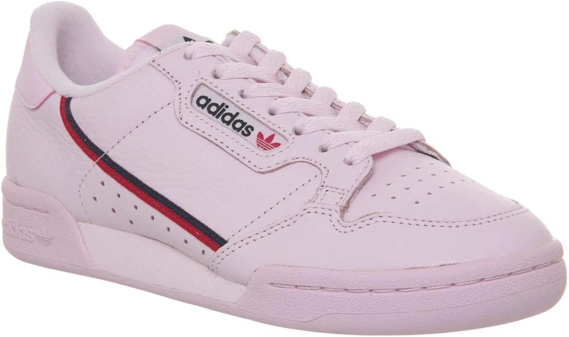 Мужские кроссовки Adidas Fw2336 Continental 80 Vegan для бега по улицам, Pink Roscla Escarl Maruni 0 — фото 2