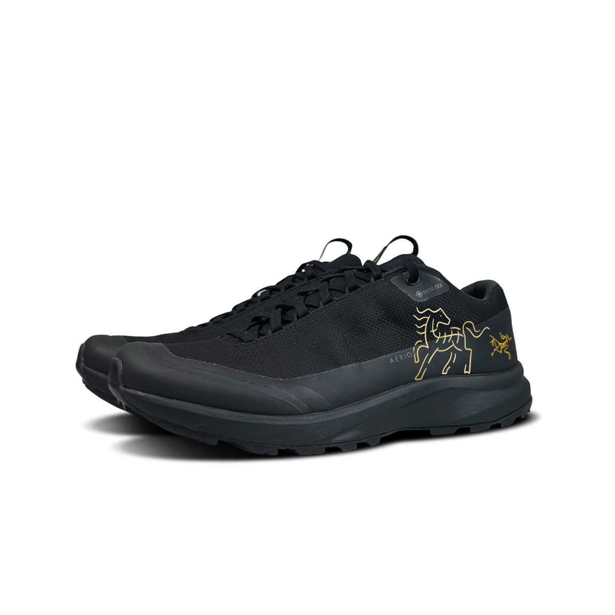 Arcteryx Aerios Fl 2 BNK Golden Thread Galloping Horse устойчивые к истиранию низкие кроссовки для активного отдыха мужские — фото 4