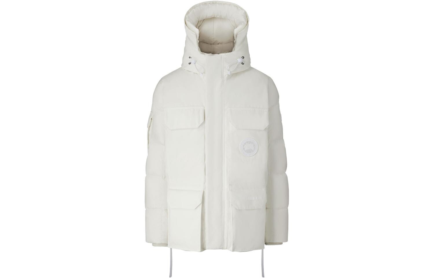 

Пуховик мужской белый Canada Goose