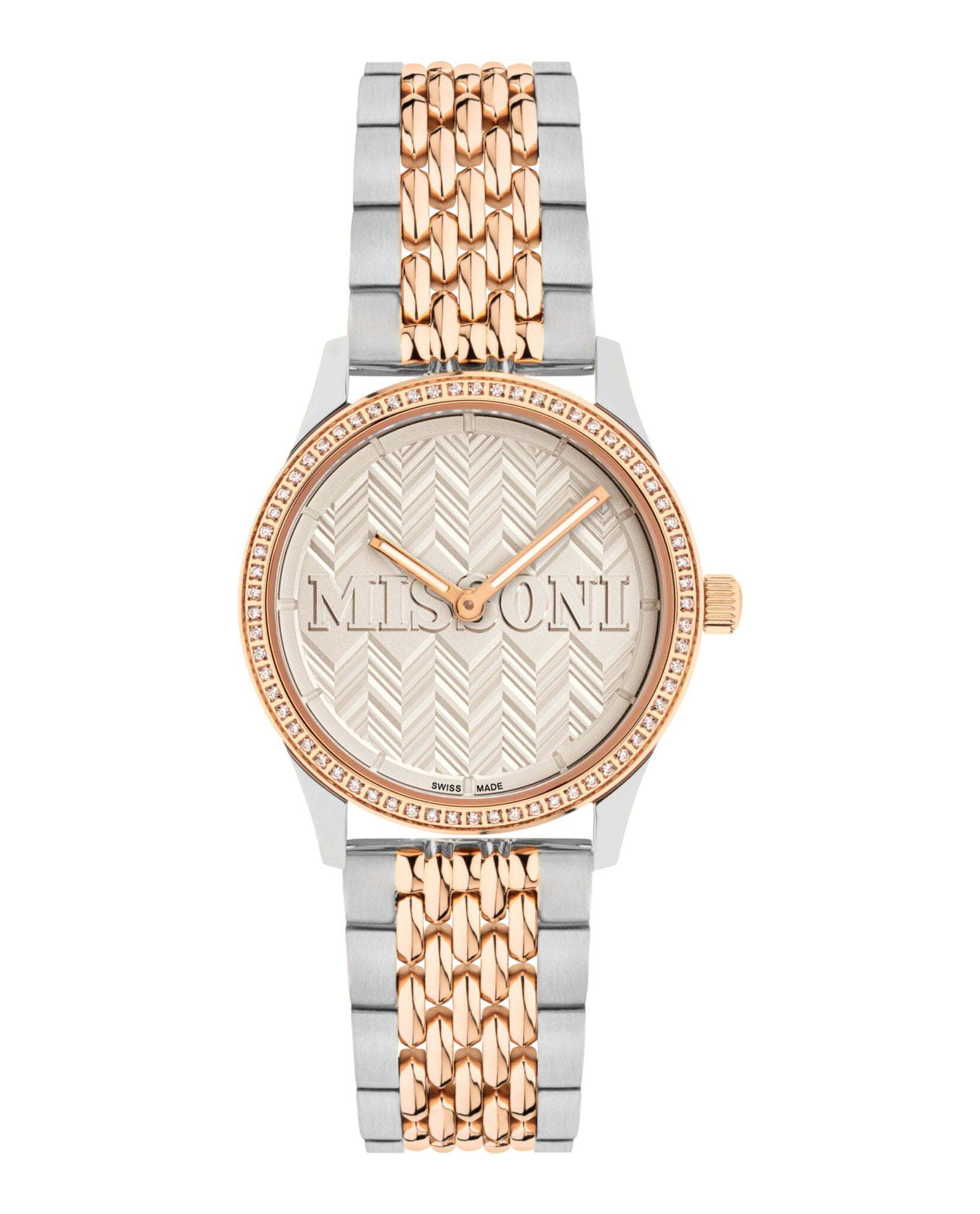 

Часы Missoni Zigzag Lover с бриллиантами, цвет two tone/two tone/silver