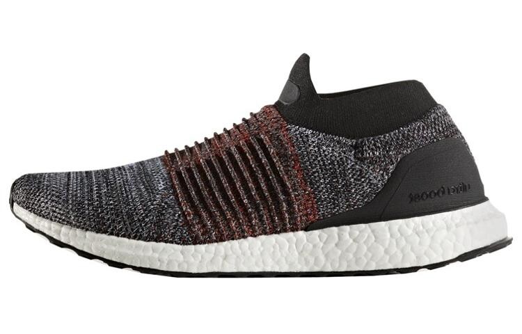 

Кроссовки adidas Ultra Boost Laceless Mid Black White Orange