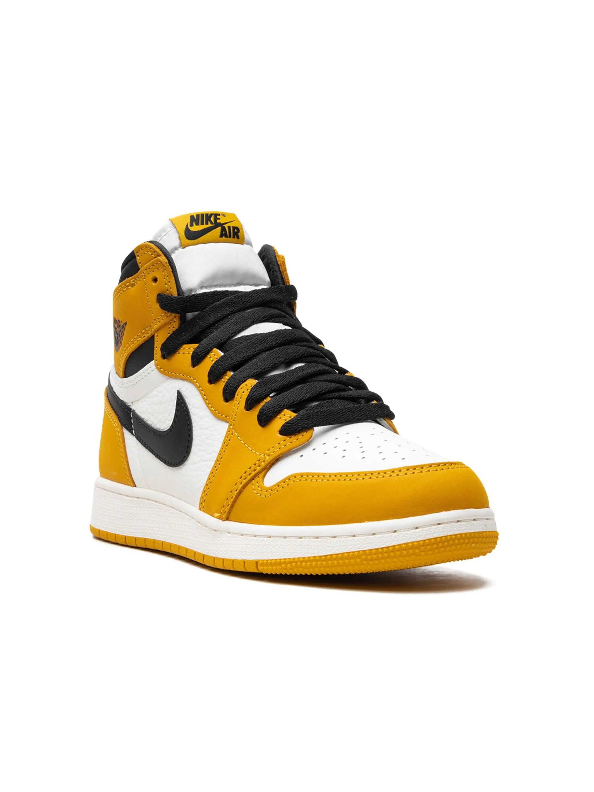 

Кроссовки Air Jordan 1 Retro High OG/Black Jordan Kids, желтый