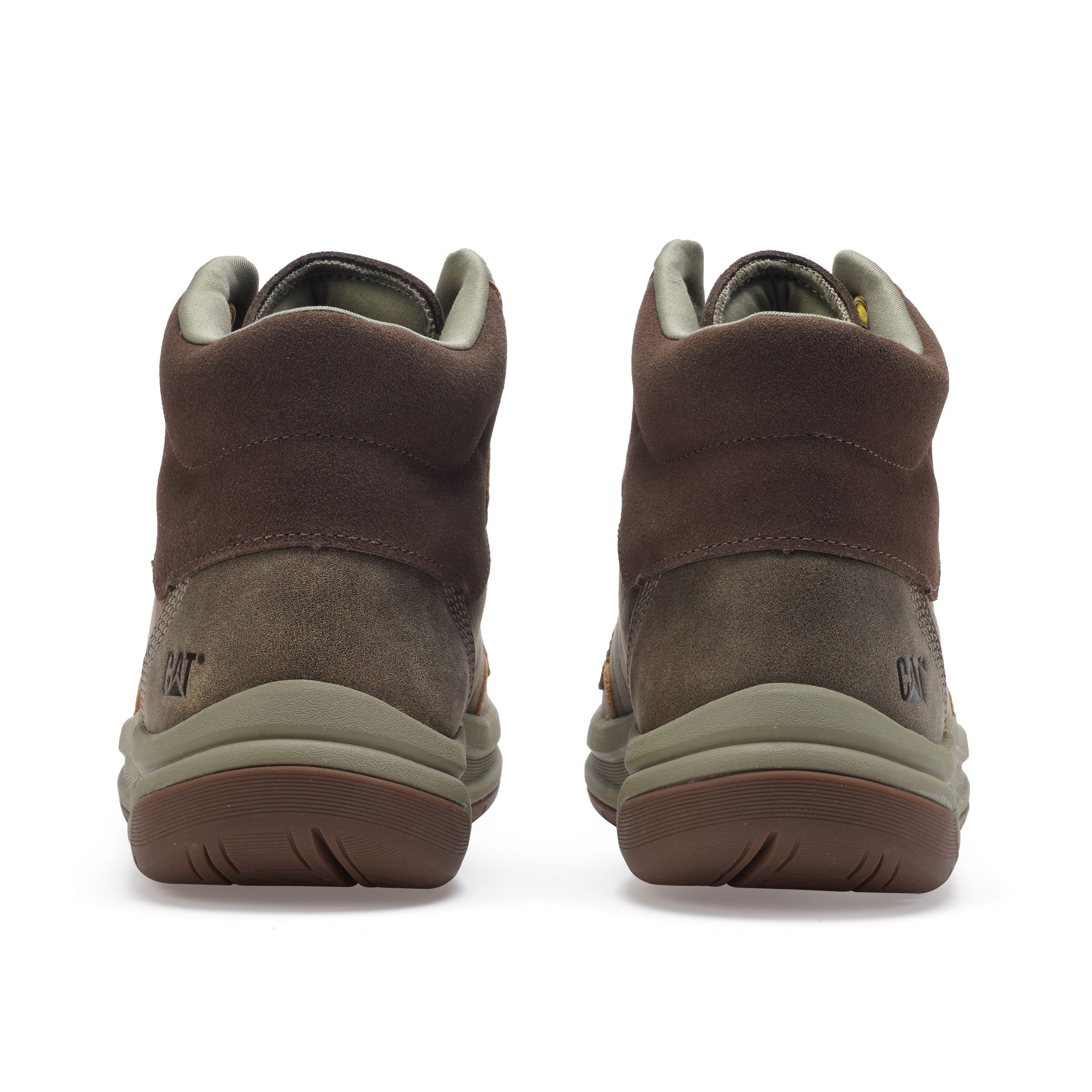 Кроссовки Casual Apa Cush Mid мужские светло-коричневые CAT, умбра — фото 4