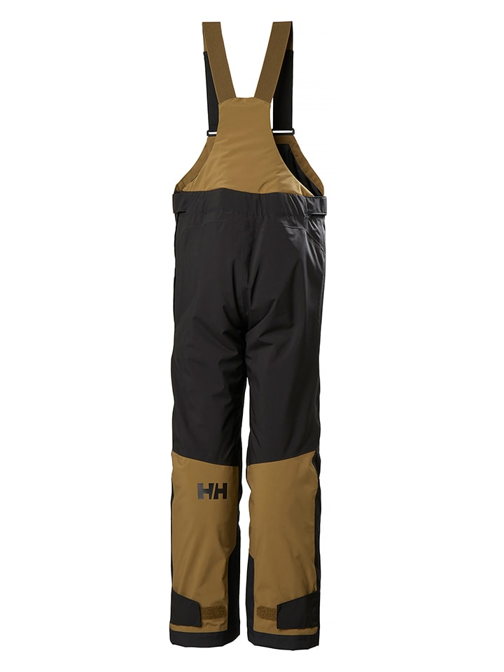 Helly Hansen Лыжные/сноубордические брюки “Stellar Bib” черного/хаки цвета — фото 2