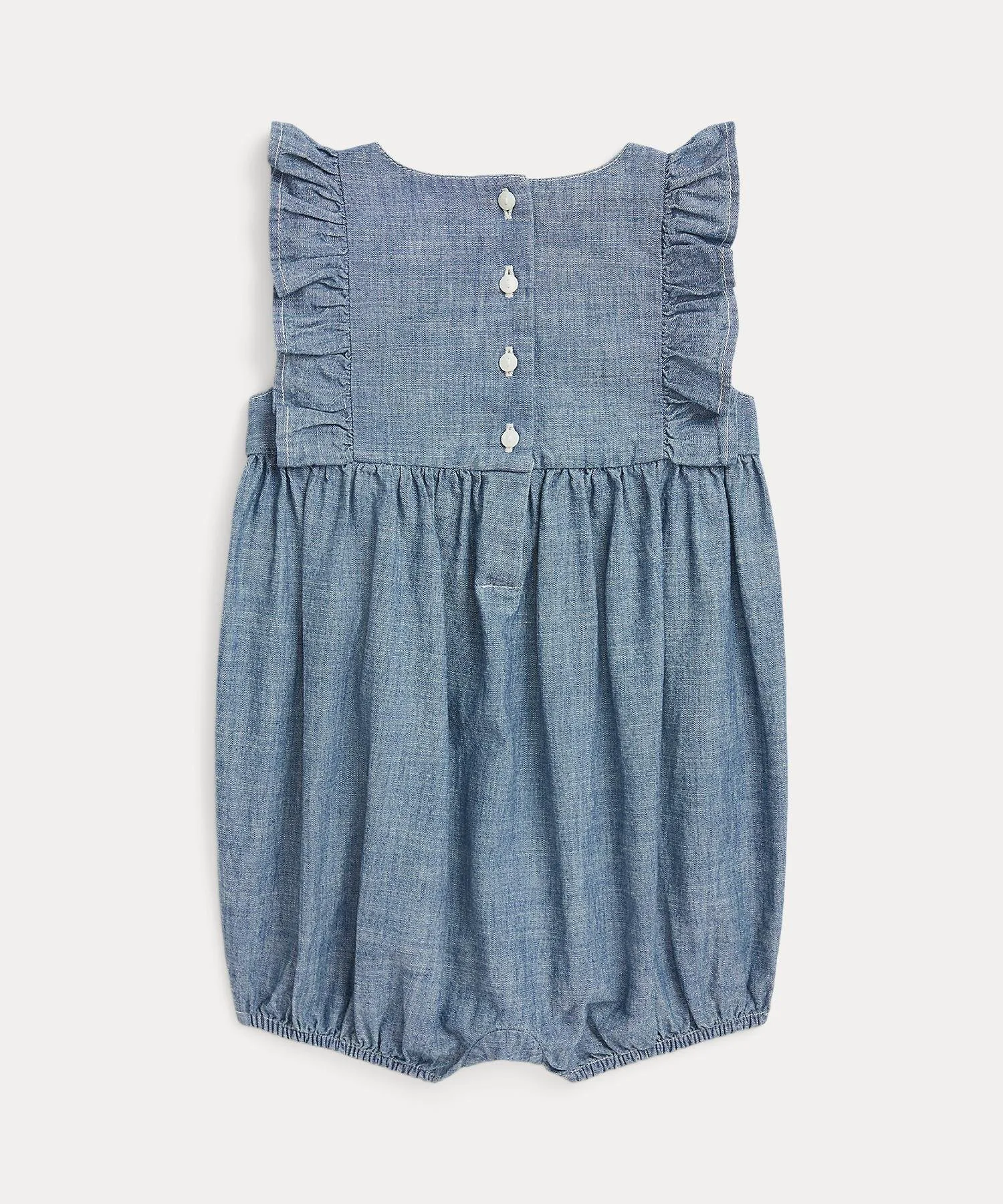Детский комбинезон Indigo Chambray Bubble Polo Ralph Lauren, 400 Blue — фото 2