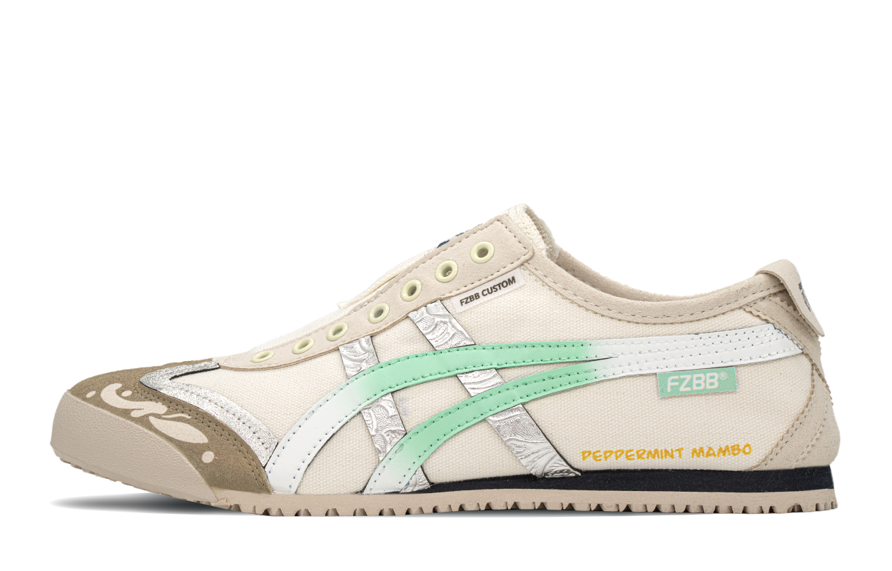 

Кроссовки Onitsuka Tiger MEXICO 66 Lifestyle Shoes Unisex Low-top Grey/green, зеленый