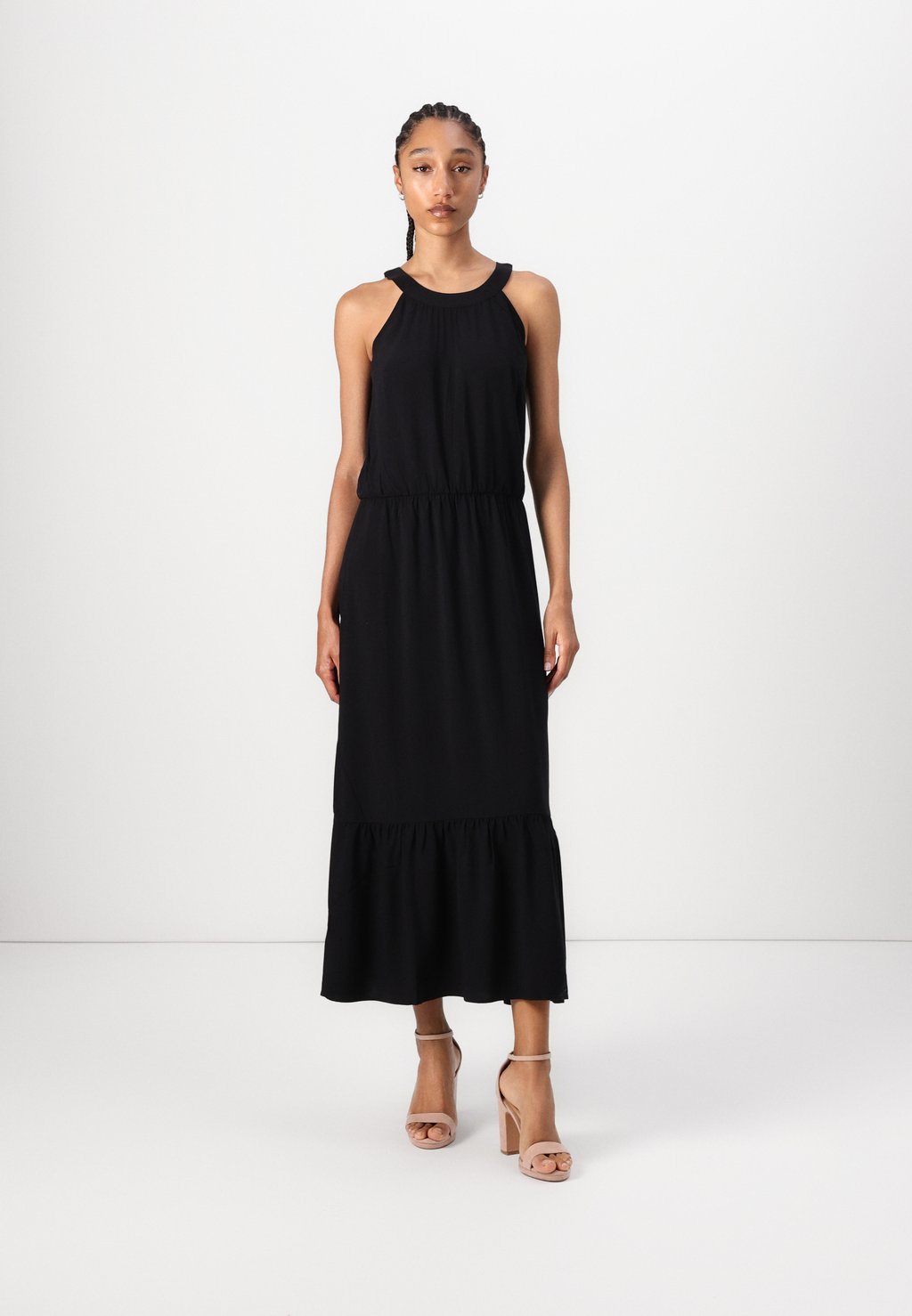 

Платье макси AMERICAN NECKLINE TOM TAILOR, черный